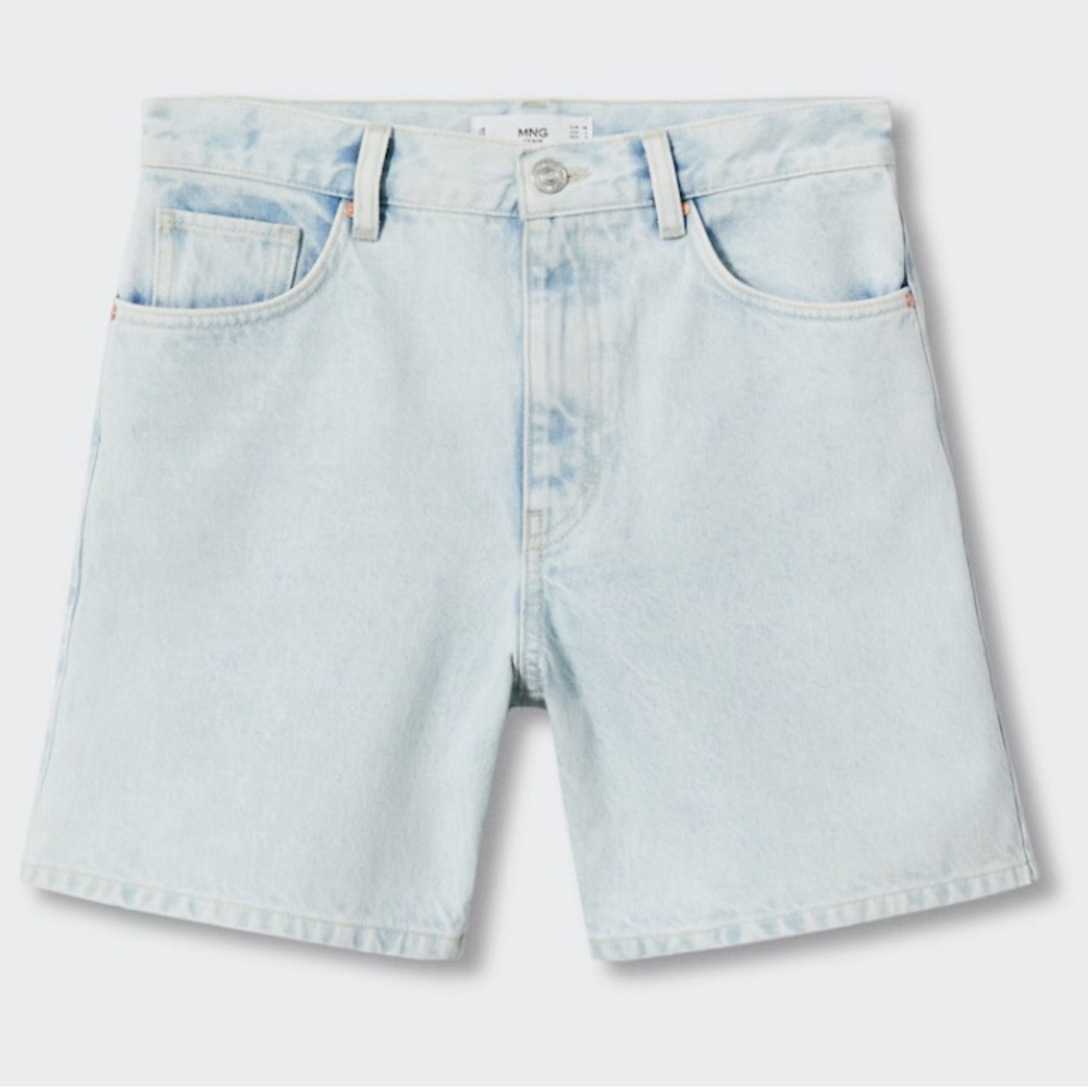 Mango - Straight denim shorts